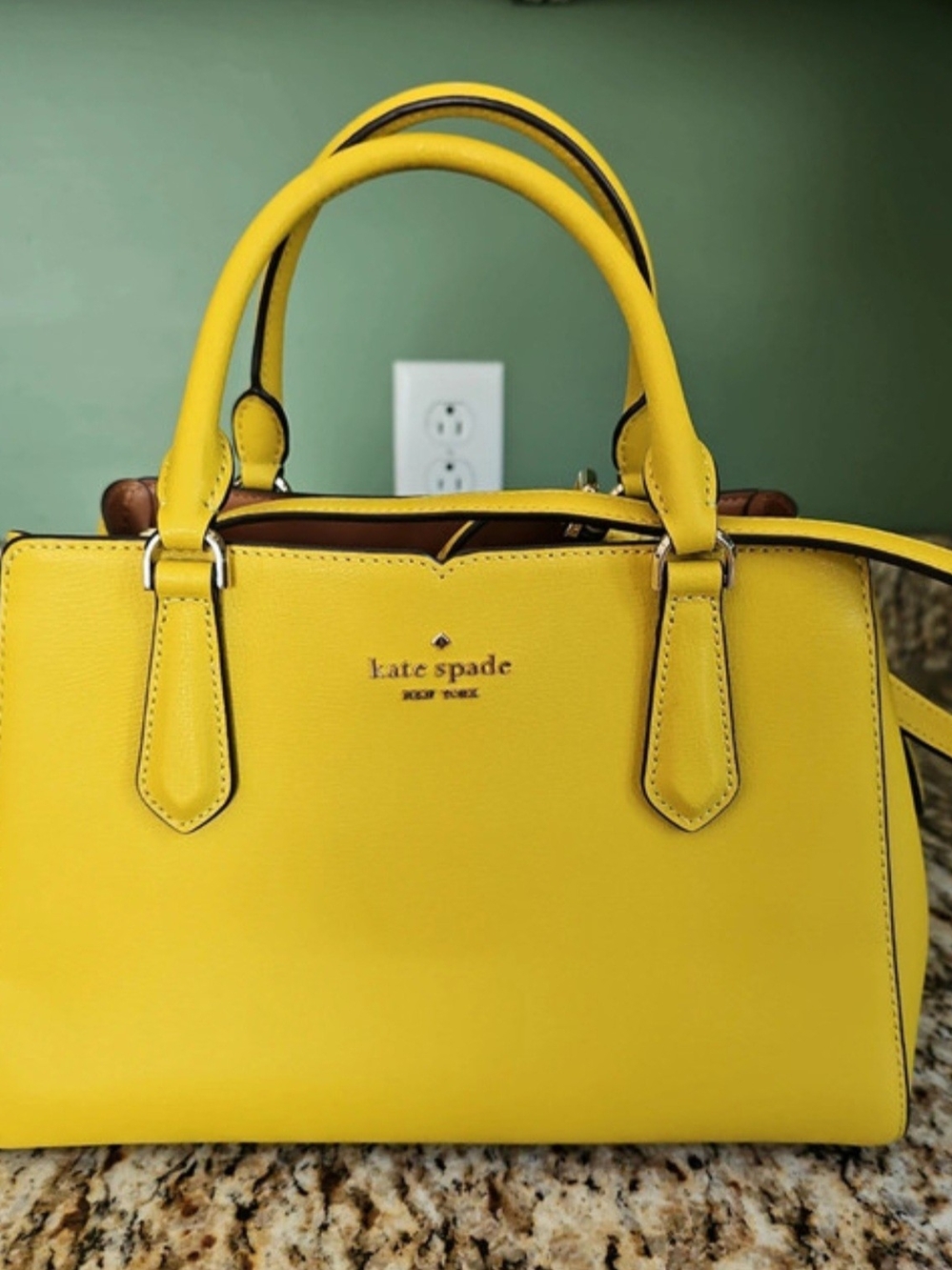 kate spade Leather Satchel with Top Handles